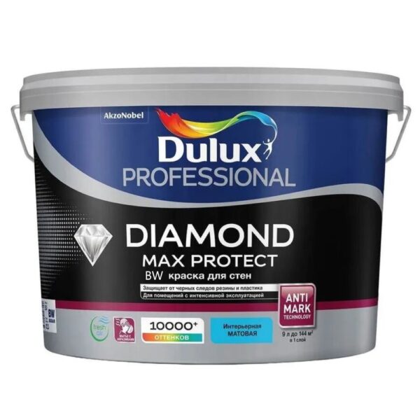 kraska_dulux_professional_diamond_max_protect_mat_bw_9l.jpeg Краска Dulux Professional Diamond Max Protect мат BW 9л