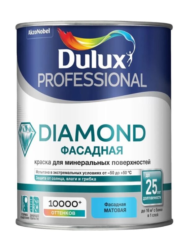 Краска Dulux TRADE Фасадная гладкая bs BC 0,9
