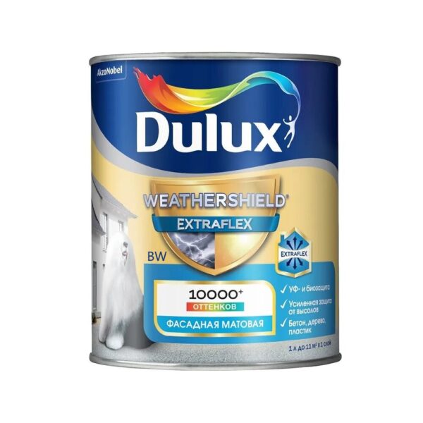 kraska_fasadnaya_dulux_weathershield_extraflex_bw_1l.jpeg Краска фасадная Dulux Weathershield Extraflex BW 1л,