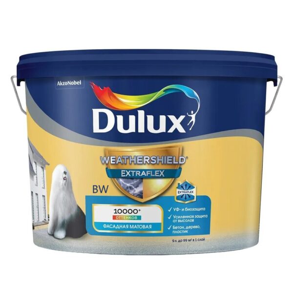 kraska_fasadnaya_dulux_weathershield_extraflex_bw_9l.jpeg Краска фасадная Dulux Weathershield Extraflex BW 9л